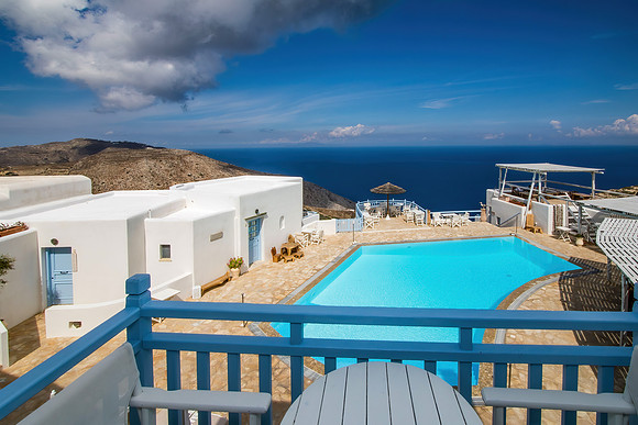 pool View from balcony